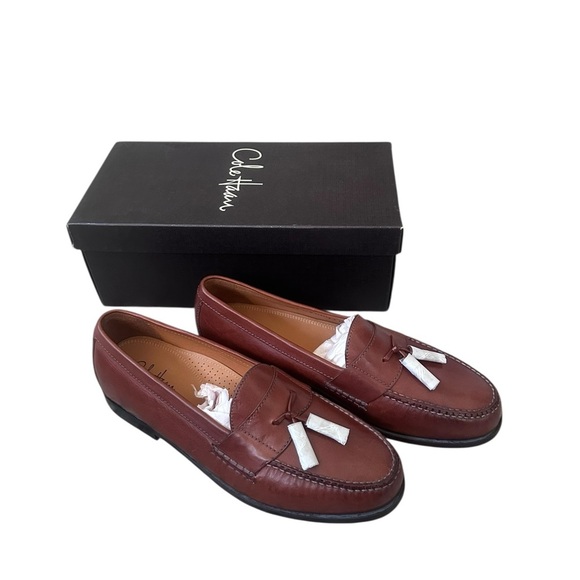 Clarks Other - Cole Haan Men's Pinch Tassel Brown Leather Loafers NIB NWT Size 11 Work Office
